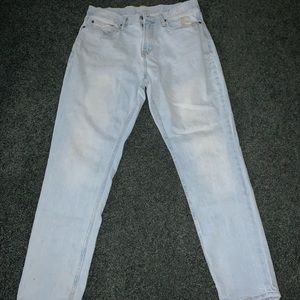 Athletic Built-In Flex Light-Wash Jeans Men 34x30